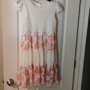 Floral Lace Kids Dress